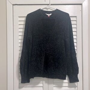 No Boundaries Y2K chenille type sweater with cute neckline size XXL